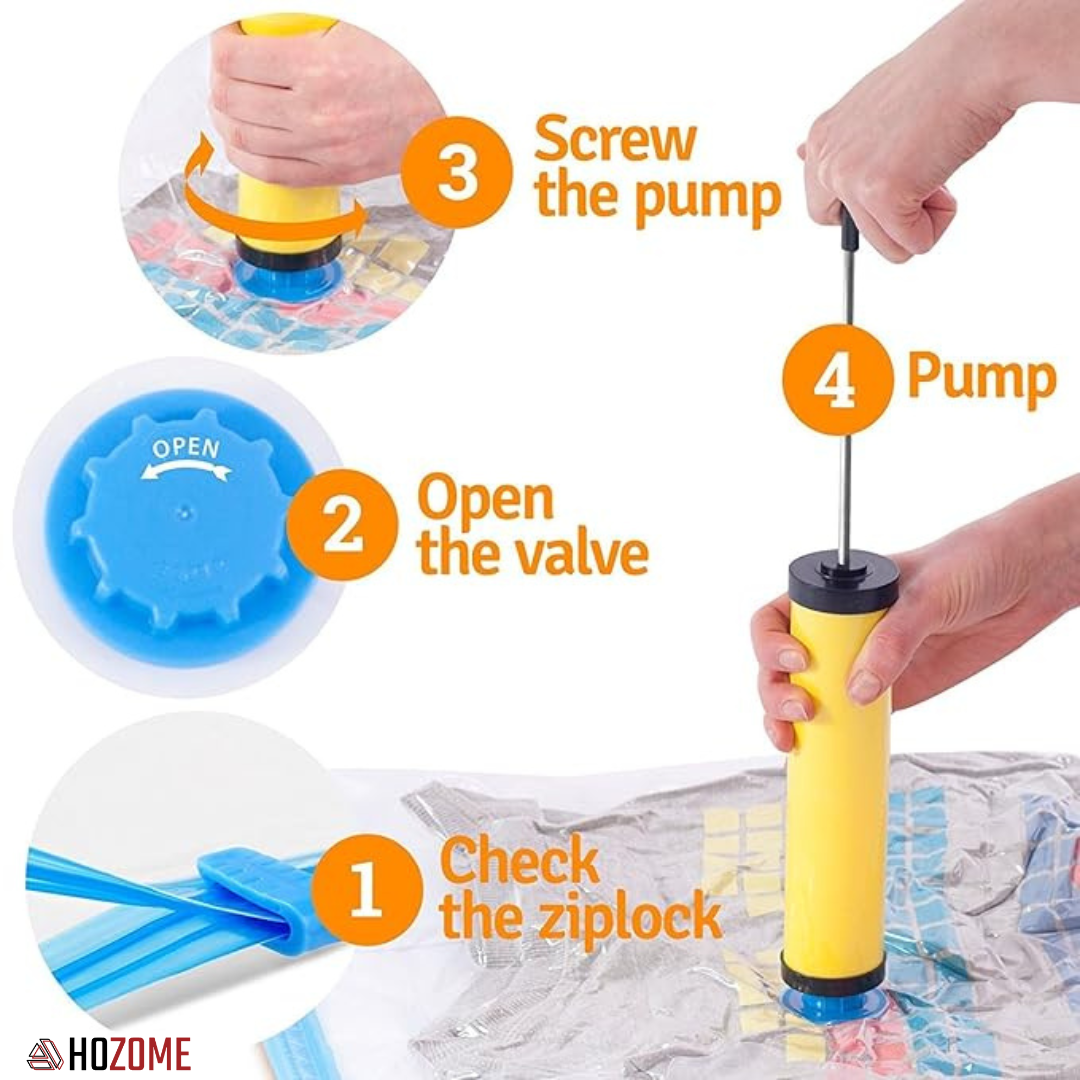 Hand Vacuum Pump for Storage Bags