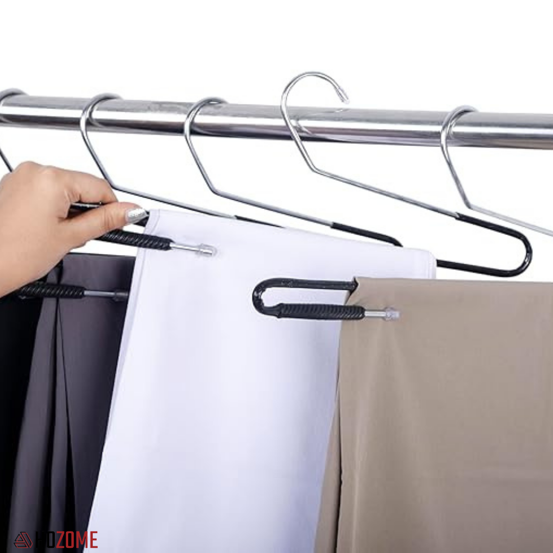 Stainless Steel Open-Ended Pants & Saree Hanger