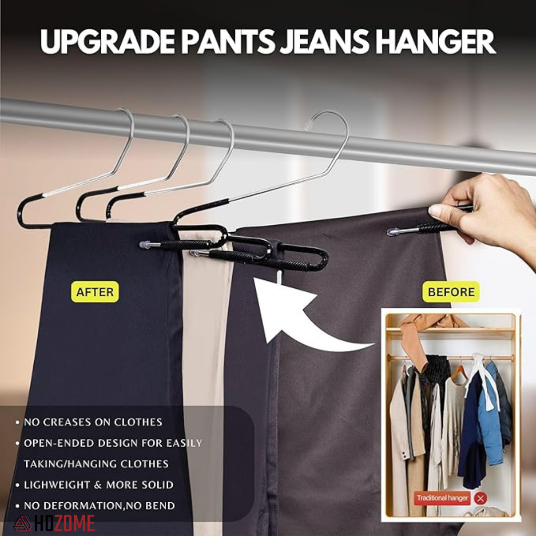 Stainless Steel Open-Ended Pants & Saree Hanger