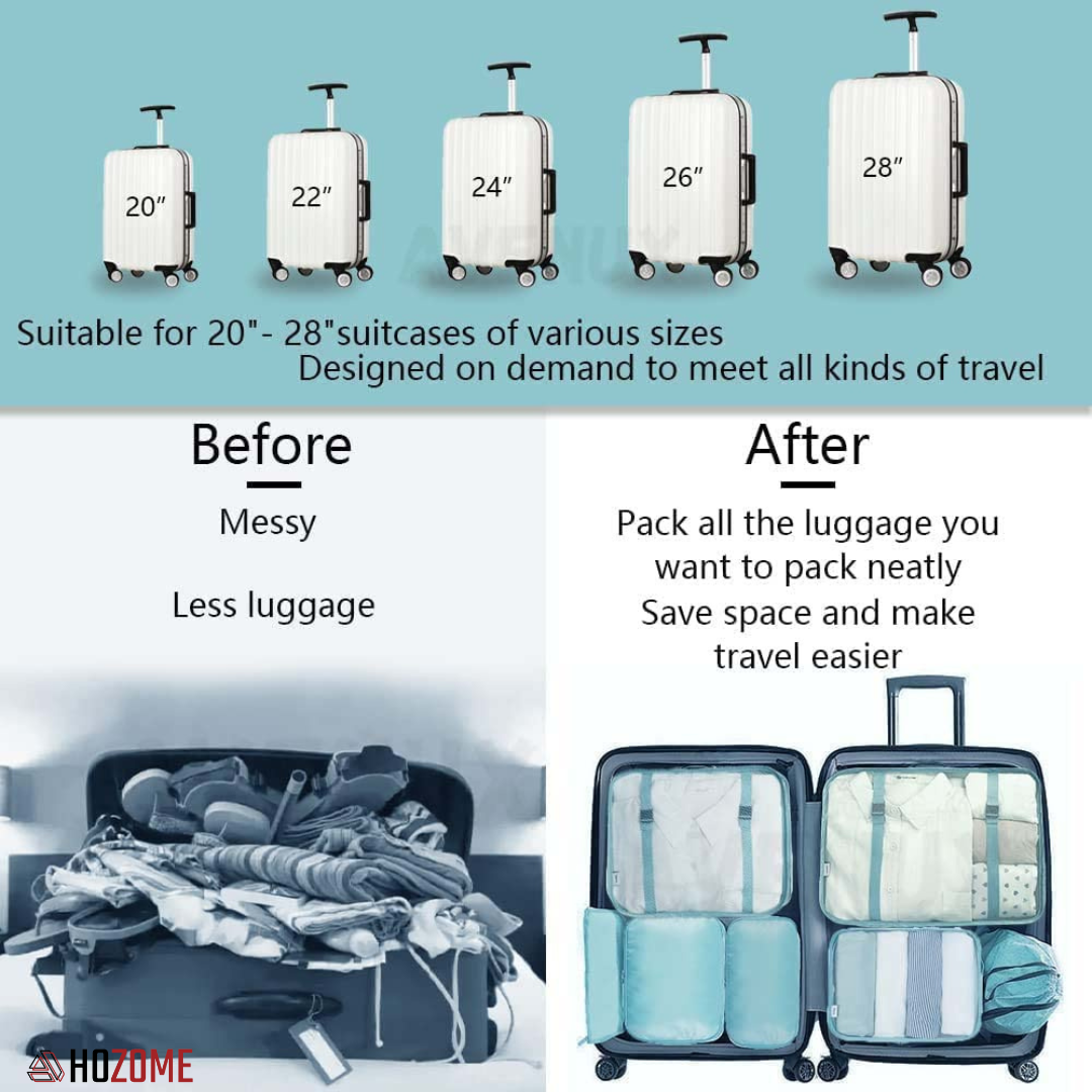 Complete 6-in-1 Hozome Travel Organizer Set