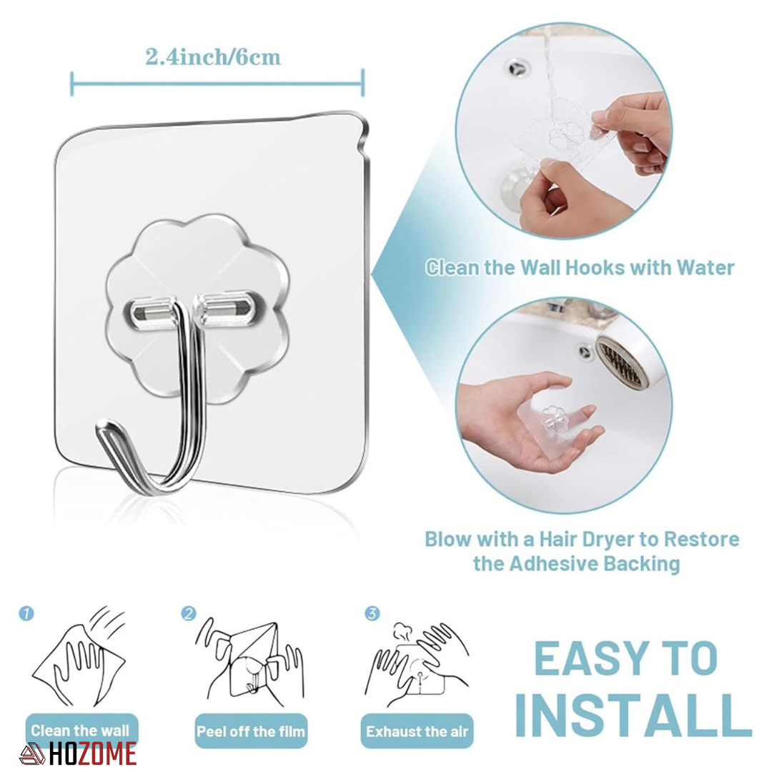 Hozome Strong Adhesive Wall Hooks