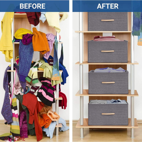 Foldable Fabric Storage Drawer Boxes