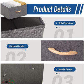 Foldable Fabric Storage Drawer Boxes