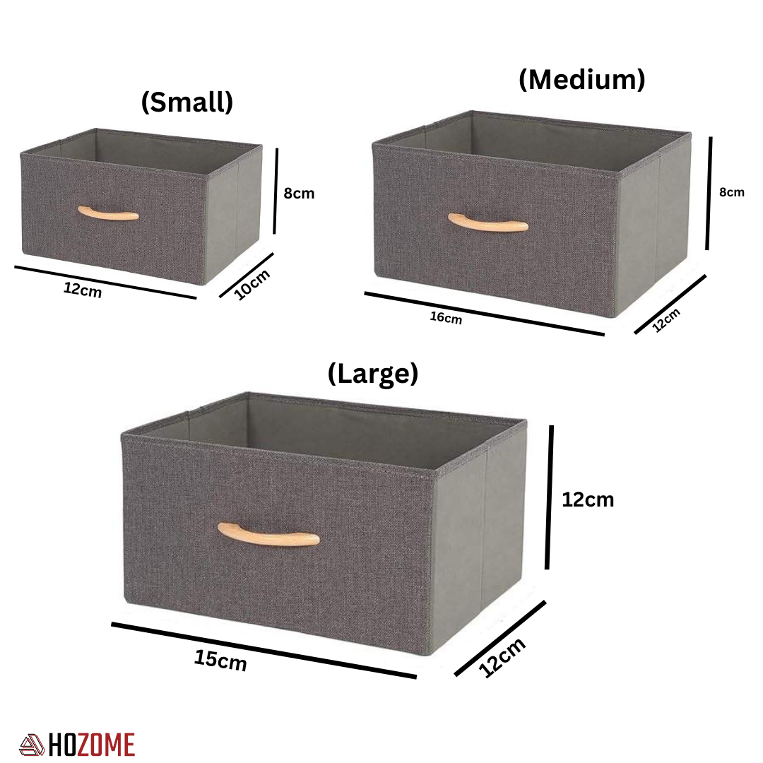 Foldable Fabric Storage Drawer Boxes