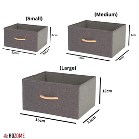 Foldable Fabric Storage Drawer Boxes