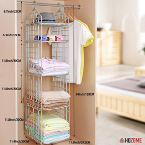 Hanging Closet Shelf Organizer