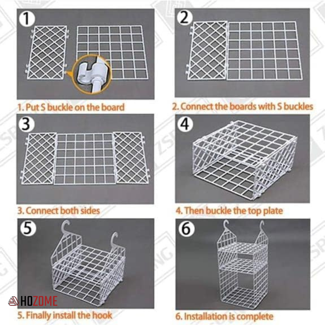 Hanging Closet Shelf Organizer