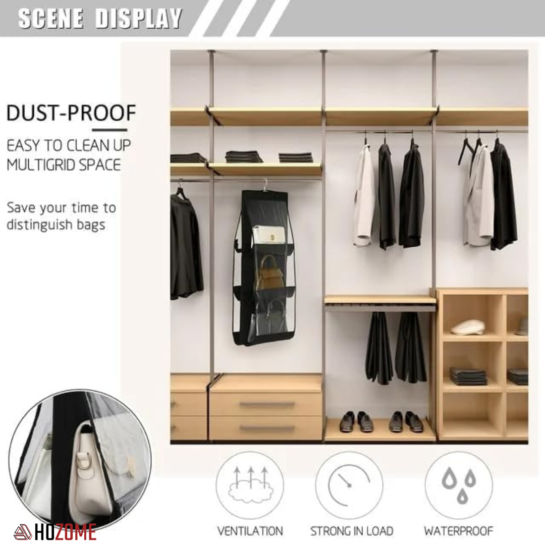 Wardrobe Handbag Storage Organizer