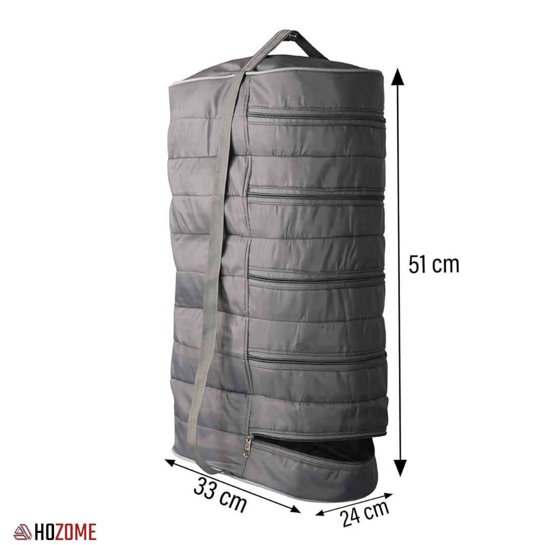 Space-Saving Hanging Shoe Storage Bag