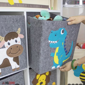 Kids Toy Storage Felt Basket