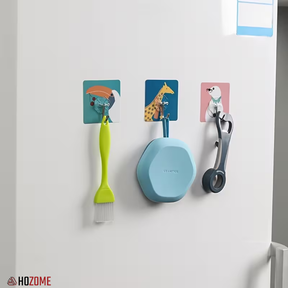 Animal Design Wall Hooks (Self-Adhesive) (Pack of 6)