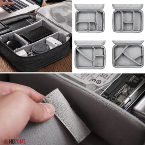 Portable Electronics Organizer Storage Case