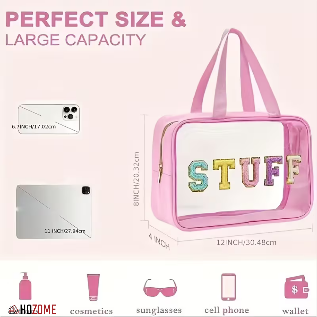 Transparent Makeup & Toiletry Storage Bag