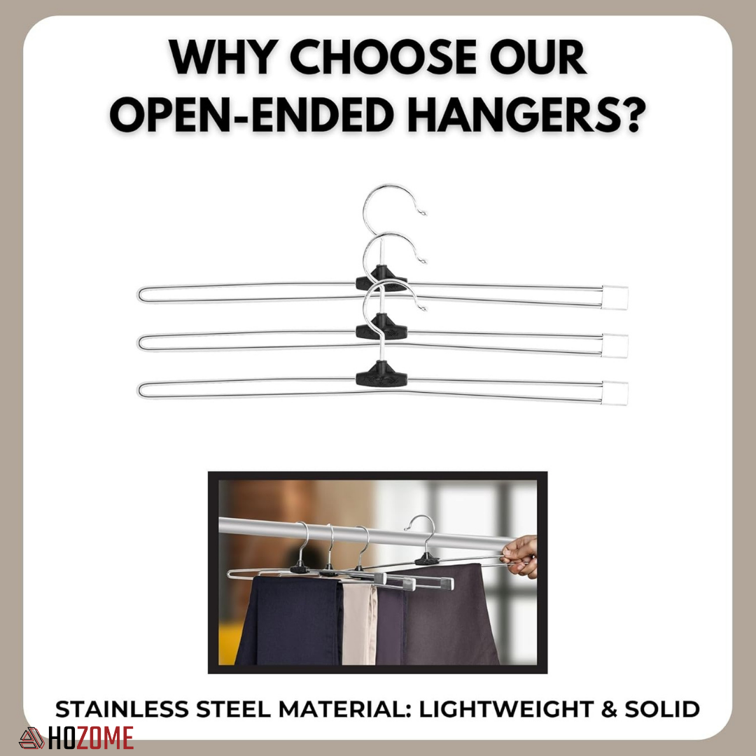 Stainless Steel Open-Ended Pants Hanger