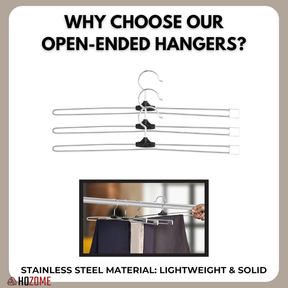 Stainless Steel Open-Ended Pants Hanger