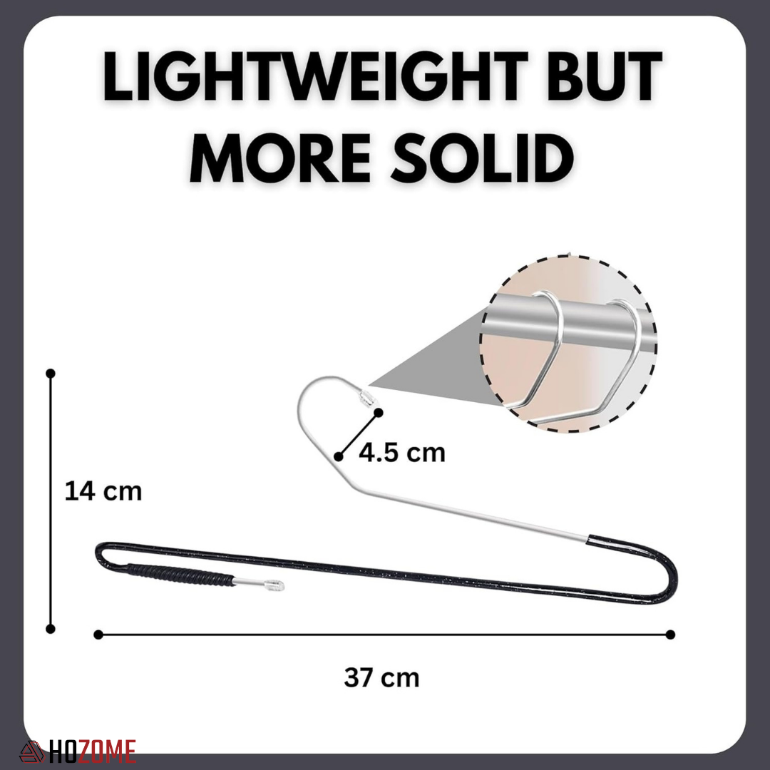 Stainless Steel Open-Ended Pants & Saree Hanger