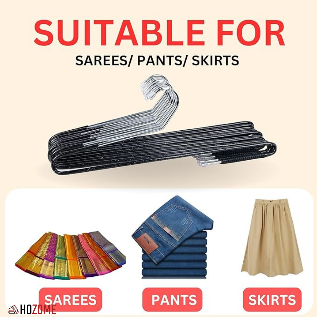 Stainless Steel Open-Ended Pants & Saree Hanger