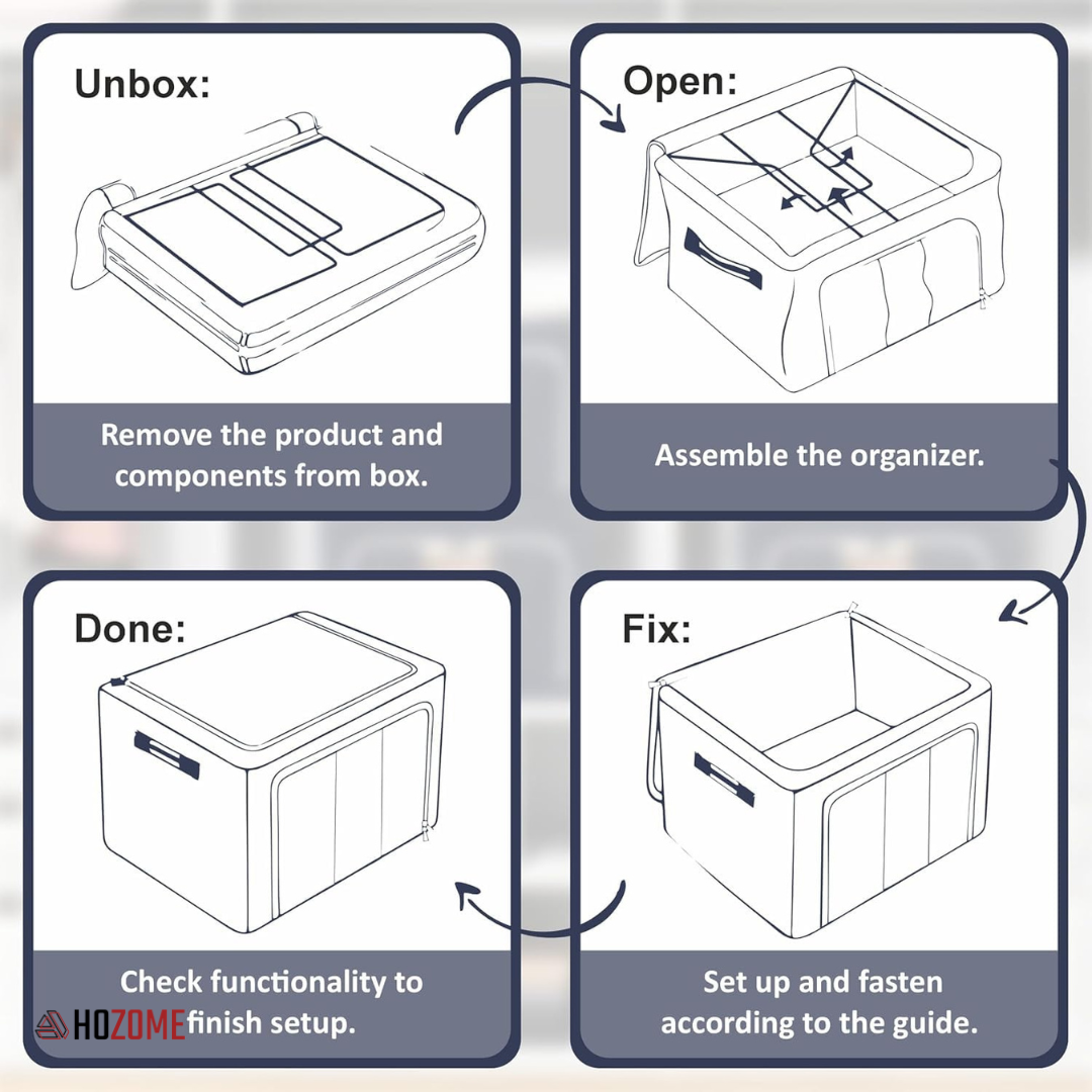 Hozome Duty Clothes Storage Bins