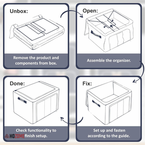 Hozome Duty Clothes Storage Bins