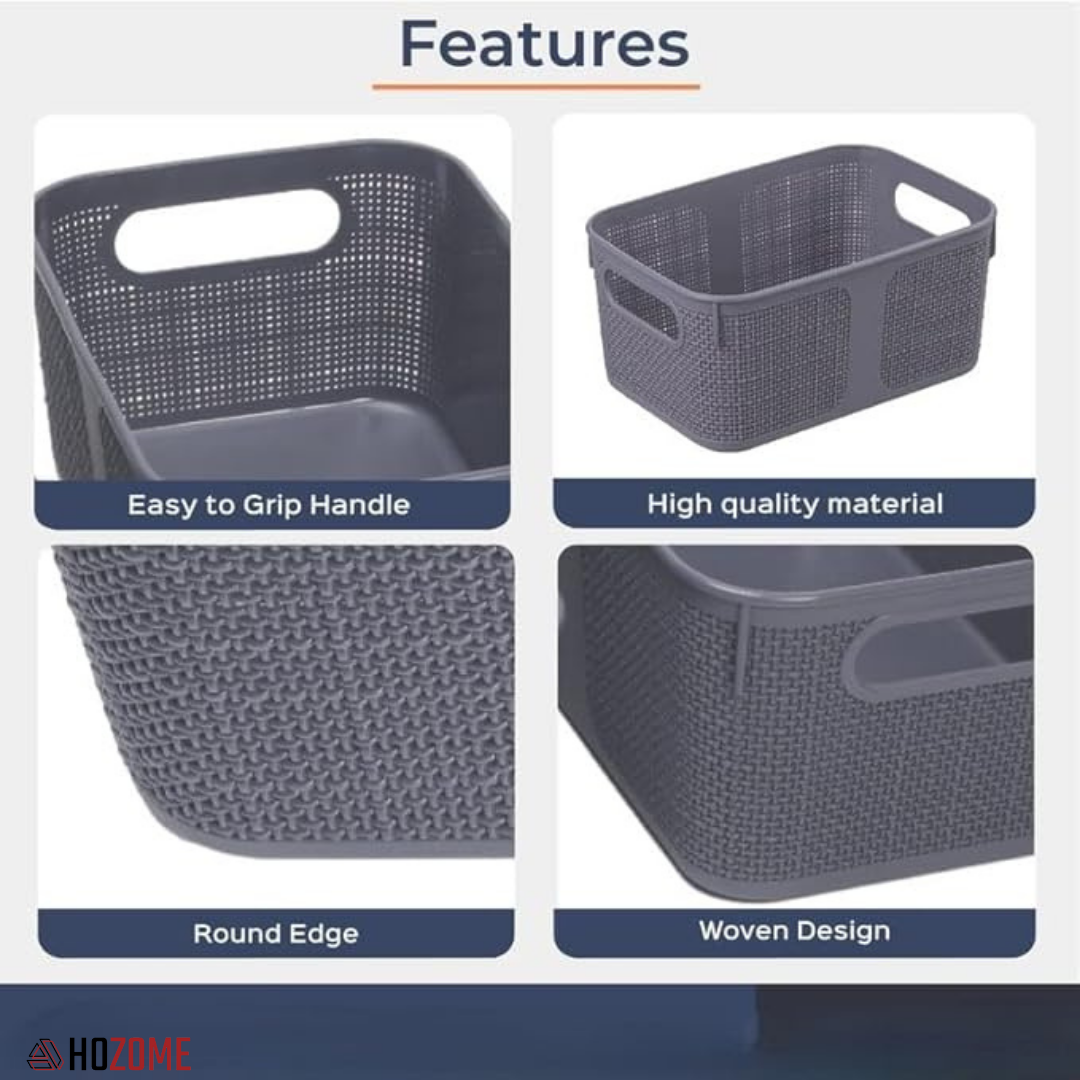 Durable Storage Baskets (Set Of 3)