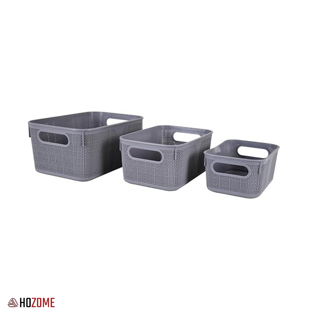 Durable Storage Baskets (Set Of 3)