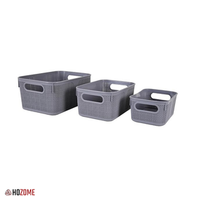 Durable Storage Baskets (Set Of 3)