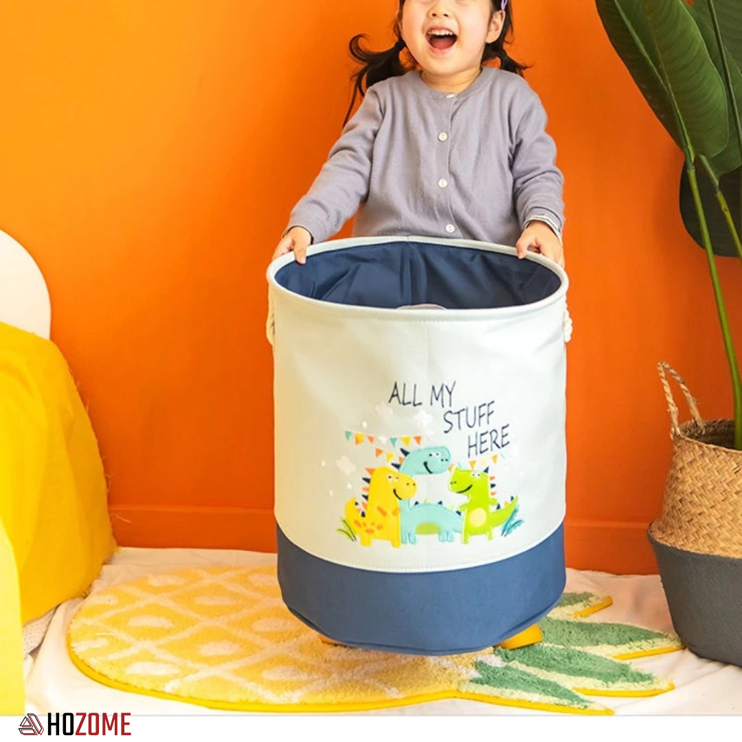 Kids Laundry & Toy Storage Basket