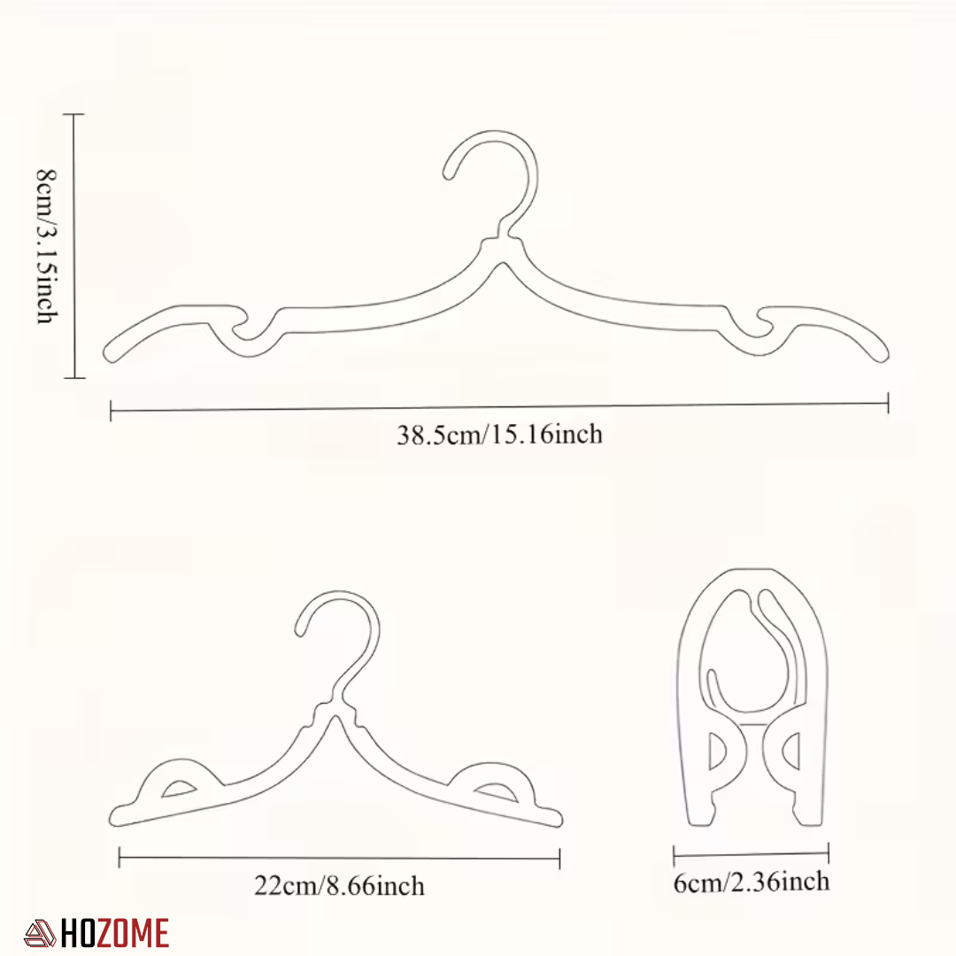 Hozme Portable Folding Clothes Hanger