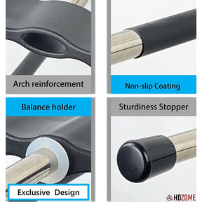 Hozome 5 in 1 Stainless Steel and Covred/Foldable Hangers