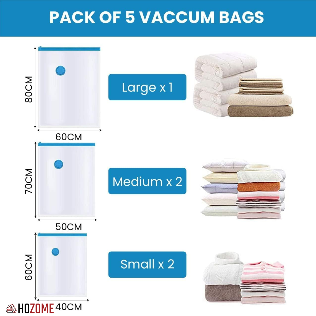 Hozome SpaceSaver Vacuum Storage Bags
