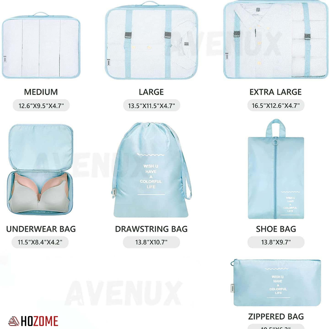 Complete 6-in-1 Hozome Travel Organizer Set