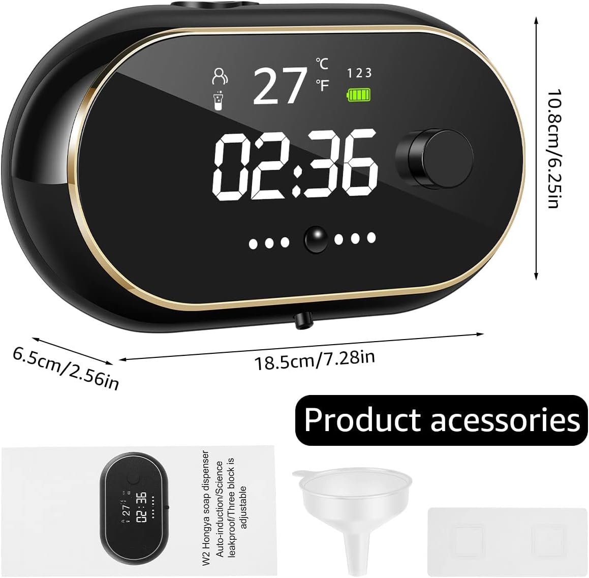 Automatic Foam Dispenser (With 4 Free Handwash Liquids)