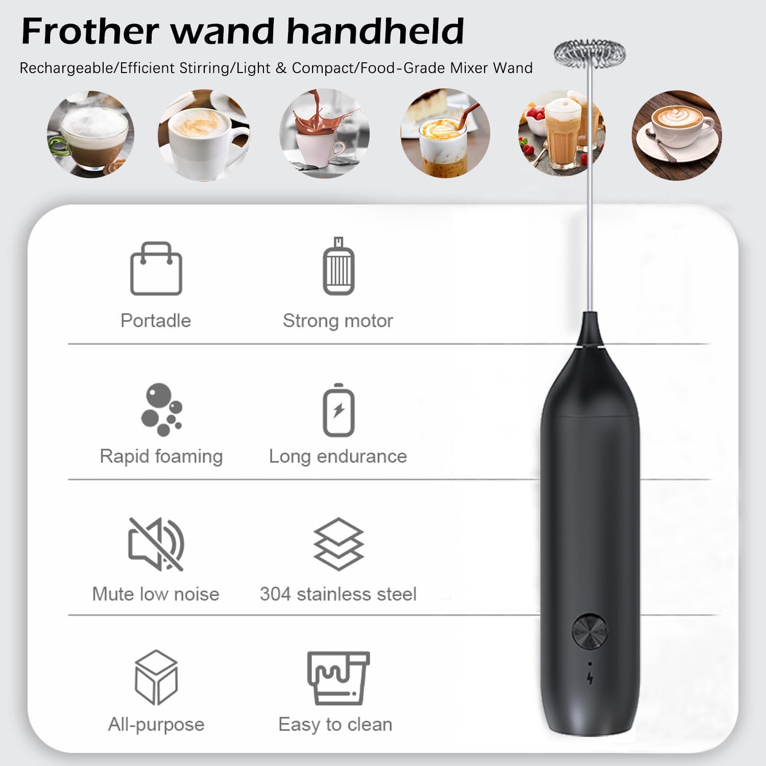Electric Handheld Frother