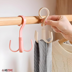 Hozome 4-Claw Rotating Closet Organizer