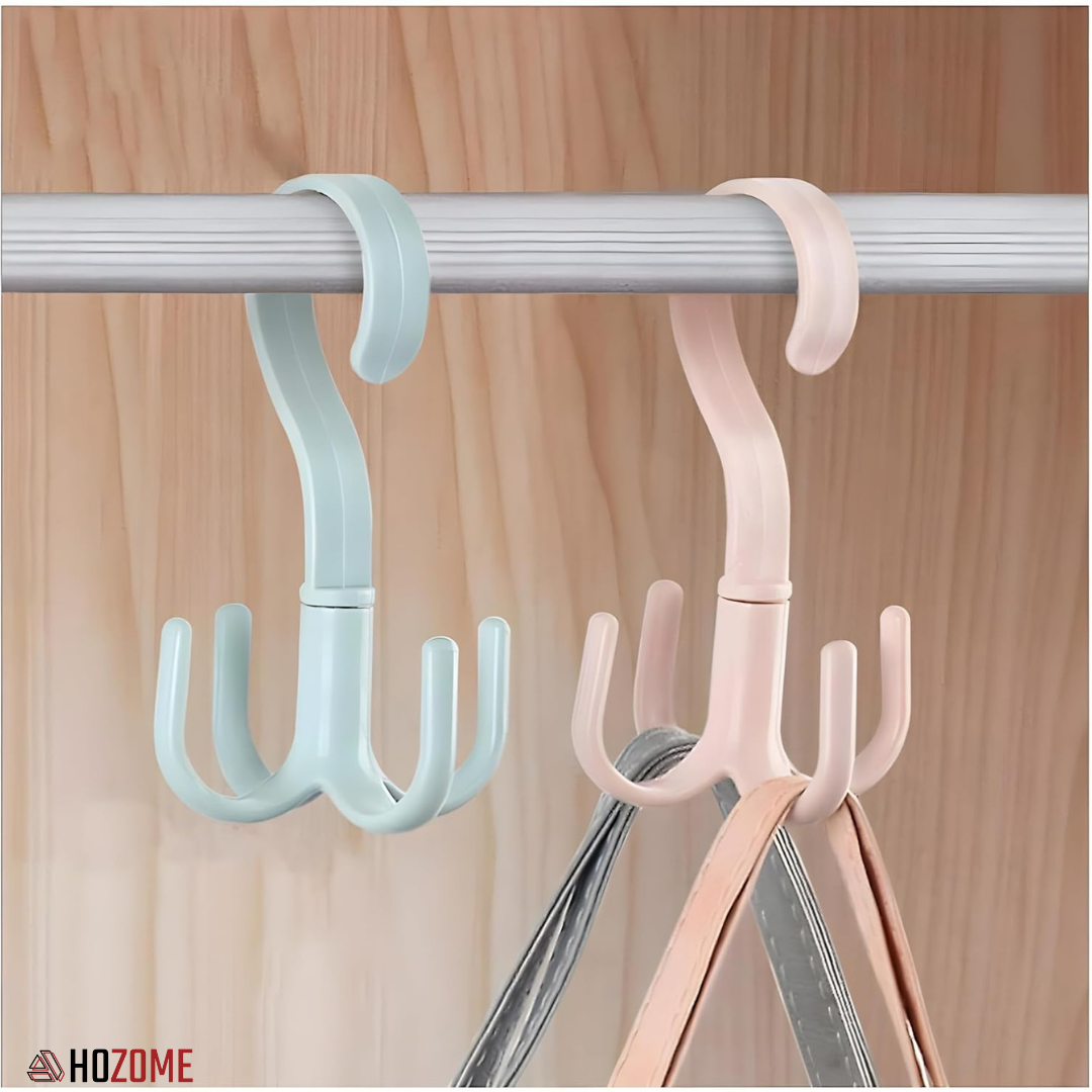 Hozome 4-Claw Rotating Closet Organizer