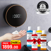 Automatic Foam Dispenser (With 4 Free Handwash Liquids)