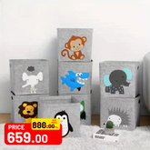 Kids Toy Storage Felt Basket
