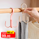 4-Claw Rotating Closet Organizer